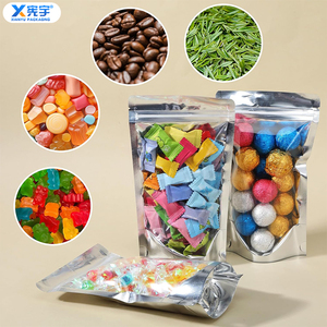Sachet Doypack Personnalisé avec Logo, Transparent d'un Côté, en Feuille d'Aluminium, Anti-Humidité, en Plastique PE, pour Stockage Alimentaire (Noix, Bonbons, Café) - Product Image 6