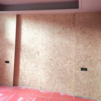 Panneau mural sandwich en OSB ignifuge de 18 mm de Chine, finition bois massif, certifié Treezo, matériau de construction modèle OSB2
