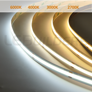 3 tahun garansi COB <span class=keywords><strong>LED</strong></span> Strip 480LEDs CE <span class=keywords><strong>RoHS</strong></span> 12V 24V 100ft putih hangat 6500k tembaga Remote Control fleksibel COB <span class=keywords><strong>LED</strong></span> Strip - Product Image 2
