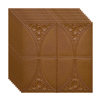 Brique en mousse adhésive Papier peint à peler et à coller Panneaux muraux Stickers muraux Décoration intérieure 3D Carrelage mural en mousse XPE