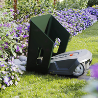 Garasi Mesin Pemotong Rumput Otomatis JH-Mech Heavy Duty, Anti Hujan, Pemasangan Mudah, Perlindungan Penuh, Baja Galvanis