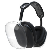Étui de protection transparent pour AirPods Max, coque de protection en TPU souple, accessoires en plastique transparent