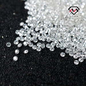 <strong>Supplier</strong> Wholesale 0.8mm to 2.9mm Synthetic Loose Melee Moissanite D Color VVS Clarity - Product Image 4