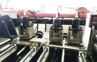 Ligne de production automatique de conduits d'air en tôle galvanisée HVAC avec bordure en plaque TDF pour conduits fermés carrés