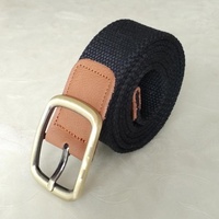 Ceinture tactique personnalisée pour homme en PU, toile et polyester, avec boucle ardillon en alliage de zinc, style décontracté et tendance pour étudiant