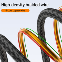 Cable USB C a C Multifunción, Carga Rápida de 100W, Transferencia de Datos de 20Gbps, Proyección de Pantalla 8K para Estación de Acoplamiento OTG VR