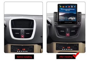 Android -IPS DSP 4+64GB Lecteur vidéo de voiture pour <span class=keywords><strong>Peugeot</strong></span> 207 2006-2015 Lecteur Android Car-play RDS <span class=keywords><strong>Navigation</strong></span> automobile - Product Image 5