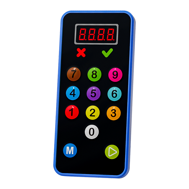 8 in 1 Schulte Popular Memory Game Toy Handheld Electronic Color Memorizing Games Toys improving kids focus