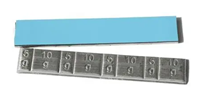 Poids de roue de voiture en plomb avec revêtement en zinc 5*12, poids d'équilibrage adhésifs pour pneus, certifiés CE ISO, capacité de levage max. 60 kg