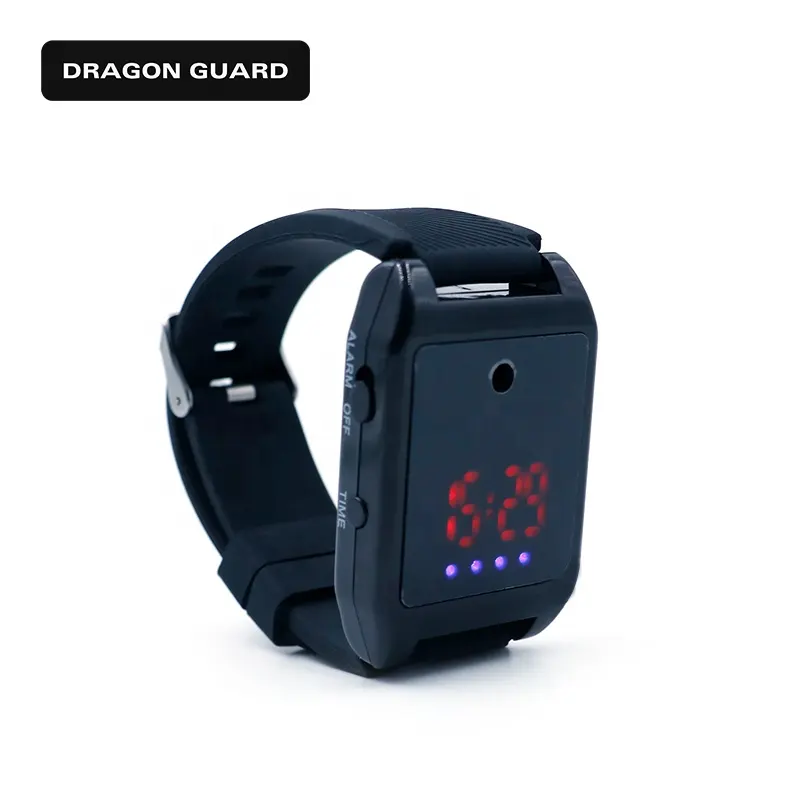 DRAGON GUARD – montre-bracelet d'auto-défense Rechargeable 130dB, alarme personnelle pour femmes, vente en gros