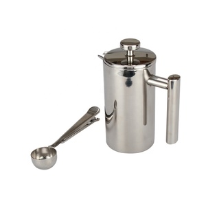 แบบพกพา 304 สแตนเลสสตีลผนังคู่ฉนวนกาแฟกดฝรั่งเศสกดเครื่องชงกาแฟ - Product Image 1