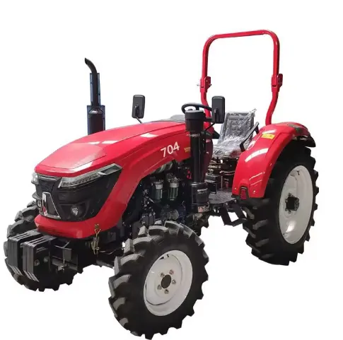 Fabricante Herramienta agrícola barata Máquina pesada Pequeño tractor agrícola para caminar 70hp Tractores de China Precios Fram Farmer Tractor 4*4