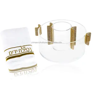 Acrylic custom Jewish cup washing cup high quality multi-color acrylic Large capacity with handle
