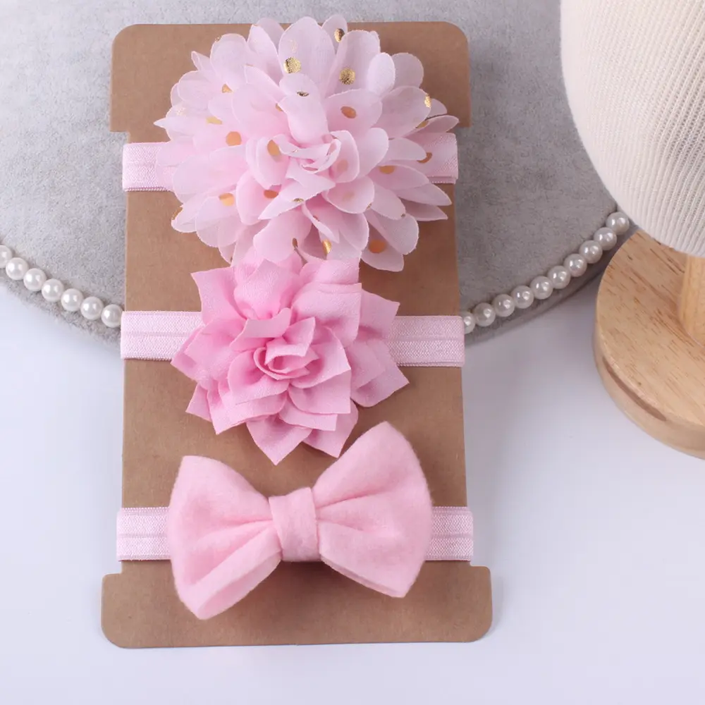 Diademas para bebé, cinta para el pelo para recién nacido, bonito lazo de bebé, diadema elástica de flores, regalos para niños, accesorios para el cabello para niña