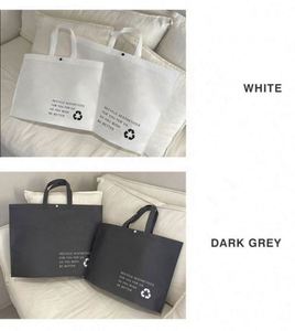 Customized Environmentally Reusable Folding Non Woven Shopping <b>Handbag</b> Tote Bag With Custom Printed Logo - Product Image 6