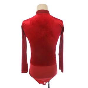 FN784 hommes robe de danse <span class=keywords><strong>latine</strong></span> imprimé salle de bal Performance chemises scène fête utiliser Tango Samba Jazz Costume Spandex pour garçons - Product Image 4