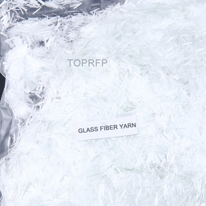 Fibres de verre coupées, brins de verre coupés anti-fissuration 12 mm pour mortier et béton, fibres de verre - Product Image 5