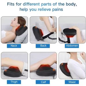 Massaggiatore Elettrico Shiatsu Intelligente EwayHealth EWMP-001 2025 per Tutto il Corpo con Massaggio Profondo, Cuscino Regolabile per Spalle e <span class=keywords><strong>Collo</strong></span> - Product Image 6