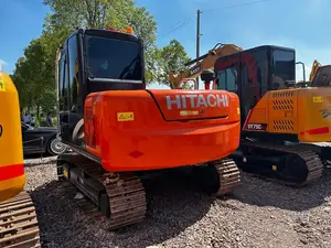 Excavatrice sur chenilles hydraulique d'occasion Hitachi ZX75, origine Japon, moteur Isuzu, forte puissance de creusement, certifiée, prix compétitif - Product Image 4