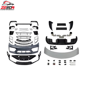 Parachoques delantero estilo GT4 para <span class=keywords><strong>Porsche</strong></span> Cayman <span class=keywords><strong>Boxster</strong></span> <span class=keywords><strong>718</strong></span> 982 2016-2023 con accesorios Kit de carrocería de actualización de conexión de perno directo - Product Image 3