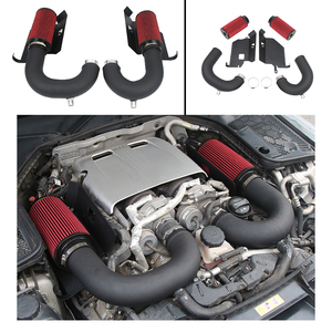 Nouvelle mise à niveau pour Mercedes-<span class=keywords><strong>AMG</strong></span> W205/C205/A205/X253/C63/C63S/GLC63/GLC63S 2015-2022 M177 4.0T V8 Système d'admission d'air froid haute performance - Product Image 5