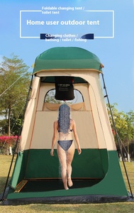 Tente d'isolement légère quatre saisons à double couche pour une personne, idéale pour le camping en plein air, la pêche, l'utilisation comme toilettes mobiles ou la douche WD-MYP - Product Image 3