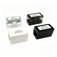 E-HONG CAT6 UTP RJ45 Acoplador en Línea Hembra a Hembra, Conector Adaptador de Extensión de Cable Ethernet LAN
