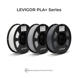 PLA+ 1.75 มม. 1 กก. รอกสีขาว สีเทาอ่อน สีเทาเข้ม เส้นพลาสติกสำหรับเครื่องพิมพ์ 3 มิติ คุณภาพสม่ำเสมอทุกสี ขนาด 1.75 มม. จำนวนมาก - Product Image 1