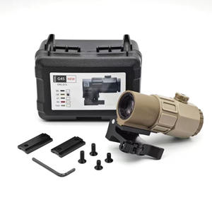 G45 하이 퀄리티 전술 범위 시력 5X 돋보기 레드 도트 야외 홀그래픽 전술 스코프 액세서리 - Product Image 5