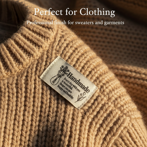 Étiquettes tissées personnalisées par le fabricant, étiquettes de marque pour vêtements Soft-Care, étiquettes tissées en satin de polyester, en rouleau - Product Image 4
