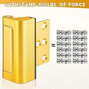 Défense de sécurité intérieure amérique du nord Offre Spéciale, sécurité de la maison, serrures de porte à l'épreuve des enfants, défense de porte, renforcement de serrure - Product Image 4