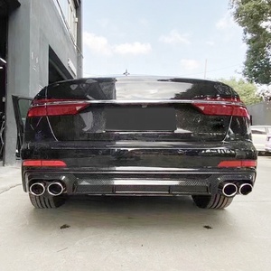 2019-2022 S6 khuếch tán phía sau AUDI A6 C8 phụ kiện nâng cấp s6 phía sau Bumper Sline khuếch tán - Product Image 3