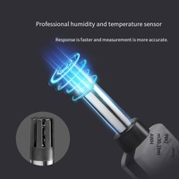 Higrómetro Digital DT-321S, Termómetro de Alta Respuesta, Monitor de Temperatura y Humedad del Aire para Inspección de Sistemas HVAC