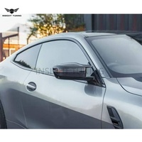 Coque de rétroviseur latéral en fibre de carbone sèche pour BMW M3 M4 G80 G82, kits de carrosserie, kits de conversion, remplacement de la coque de rétroviseur