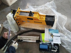 Martillo Hidráulico SOOSAN SB20 Tipo Caja, Cincel de 45 mm, Martillo de Demolición de Roca para Miniexcavadoras de 1.2-3 Toneladas y Minicargadoras - Product Image 4