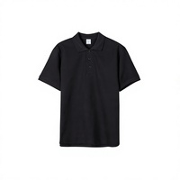 Polo de Algodón Personalizado para Hombre Studio Limited, Manga Corta, Patrón de Letras Bordadas en la Parte Delantera, Corte Regular Informal