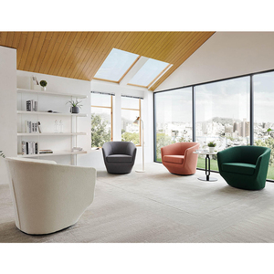 Silla perezosa de Hotel, sillón de tela con acento de diseñador, sofá individual de ocio, silla de salón, silla relajante para sala de estar, muebles de Hotel - Product Image 2