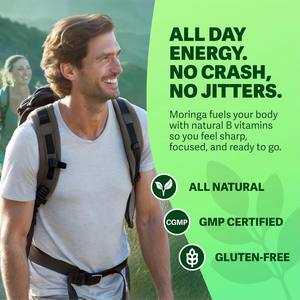 Capsules de Moringa en marque blanche OEM/ODM – Poudre de Moringa pure, superaliment pour l'énergie, la santé de la peau, immunitaire et digestive des adultes - Product Image 4