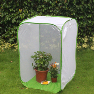 Grande Cage d'<span class=keywords><strong>habitat</strong></span> papillon en maille pliable Enceinte d'observation d'insectes portable pour enfants Net House avec porte à fermeture éclair - Product Image 3
