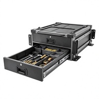 Système de tiroirs pour benne de camion en alliage d'aluminium, boîte de rangement étanche pour le transport de marchandises, pour pick-up 4x4, camping en plein air