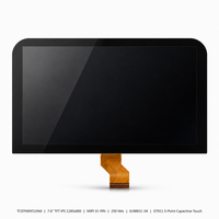 Pantalla Táctil LCD TFT IPS de 7 Pulgadas, 1280x800, Formato Horizontal, MIPI GT911, Capacitiva de 5 Puntos G+G, para Panel de Control de Dispositivos Inteligentes y Kioscos
