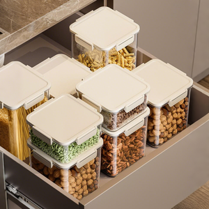 Boîte de rangement de cuisine rectangulaire multifonctionnelle <span class=keywords><strong>en</strong></span> <span class=keywords><strong>verre</strong></span> de style moderne, capacité 1-3L, design pliable portable, préservation de la fraîcheur - Product Image 4