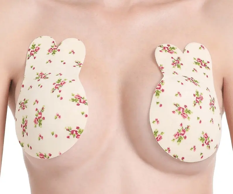 Popular Silicone Adhesive Bra Breast Lift Sticky Bra Rabbit Nipple Cover