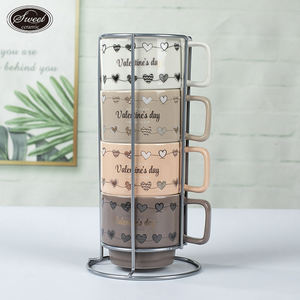 Taza <span class=keywords><strong>de</strong></span> la abuela <span class=keywords><strong>de</strong></span> cerámica personalizable tazas <span class=keywords><strong>de</strong></span> café <span class=keywords><strong>de</strong></span> cerámica apilable regalo <span class=keywords><strong>de</strong></span> mamá <span class=keywords><strong>de</strong></span> San Valentín regalos <span class=keywords><strong>de</strong></span> porcelana <span class=keywords><strong>de</strong></span> negocios taza con estante - Product Image 1
