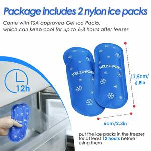 Sac isotherme pour insuline avec logo personnalisé, en EVA, avec pack de glace réutilisable, sac de refroidissement pour stylo à insuline, étui de transport médical pour le stockage des médicaments pour diabétiques - Product Image 4