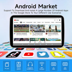 Android <strong>Car</strong> Headrest <strong>Monitor</strong> With Screen Touch TV for <strong>Car</strong> Rear <strong>Seat</strong> <strong>Monitor</strong> Headrest Android MP5 Player - Product Image 3