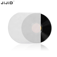 JiJiD jetable clair album photo CD pochettes intérieures en plastique LDPE couverture pour disques vinyles avec logo personnalisé