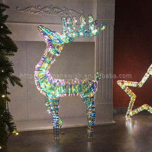 Kanlong LED Décoration d'intérieur PET magique en trois dimensions cinq étoiles pour la décoration de Noël - Product Image 3