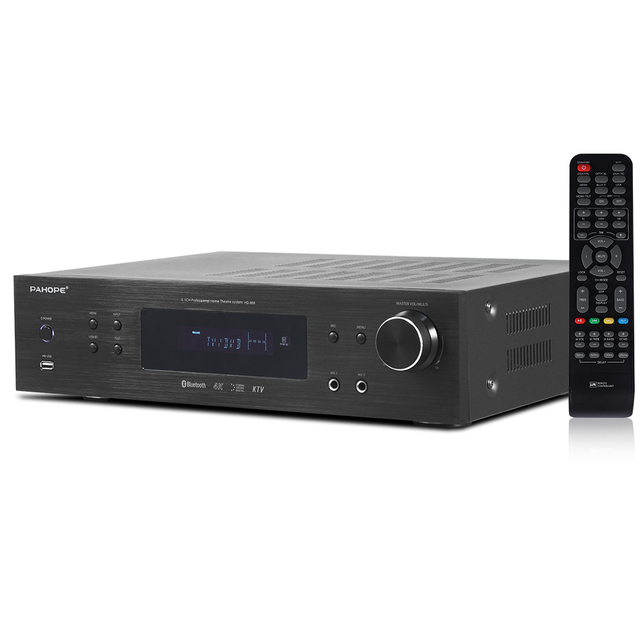 5.1 Home Theatre Decoding Power Amplifier  Digital DSP Professional Audio Amplifier Audio Processing Receiver