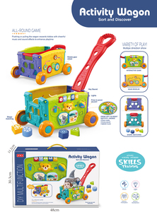EPT Nuevo Carro <span class=keywords><strong>de</strong></span> Actividades Musicales Educativo Multifuncional, Bloques <span class=keywords><strong>de</strong></span> Construcción, Asistente para Caminar para Niños Pequeños, Andador para Bebés - Product Image 6
